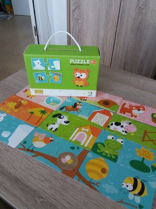 Puzzle infantil Donde viven los animales