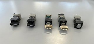 Lote 5 Selectores y Conmutadores de Llave