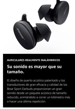Auriculares Bose Sport Bluetooth Negro
