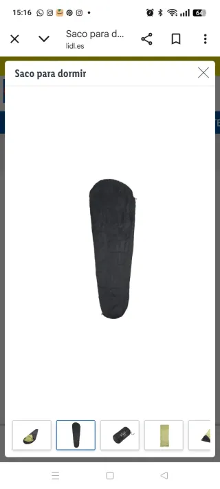 Saco de dormir Crivit