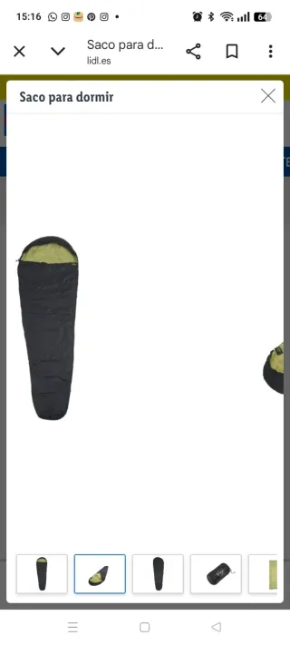 Saco de dormir Crivit