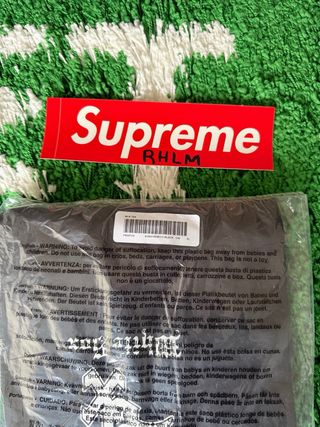 Camiseta Supreme MLB Sox Negra Talla XL