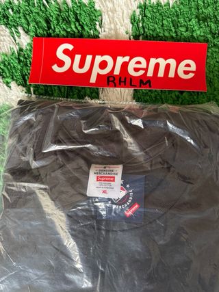 Camiseta Supreme MLB Sox Negra Talla XL