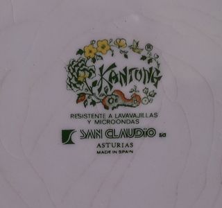 Plato San Claudio modelo Kantong