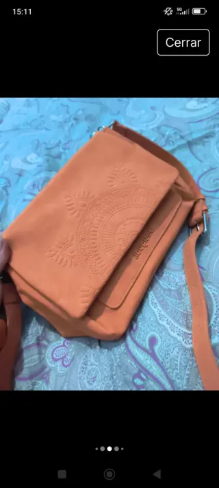 Bolso Desigual Naranja pastel