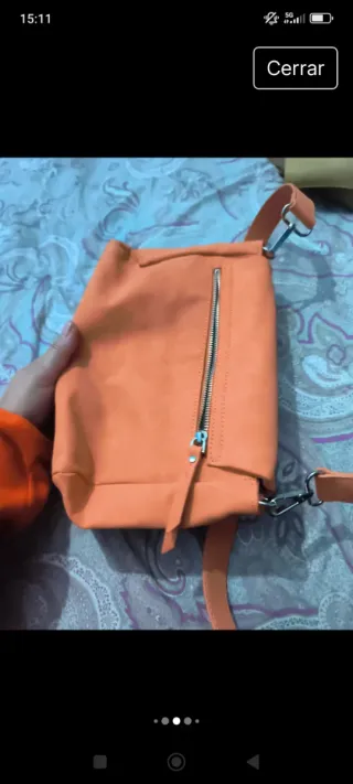 Bolso Desigual Naranja pastel