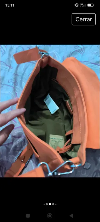 Bolso Desigual Naranja pastel