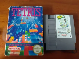 Lote Juegos Nintendo NES: Tetris y Kick Off