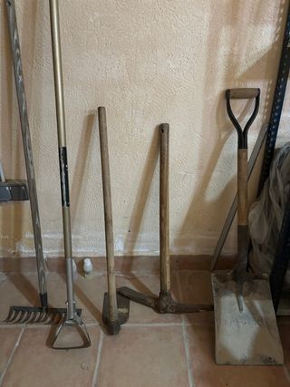 Herramientas de jardín y obra