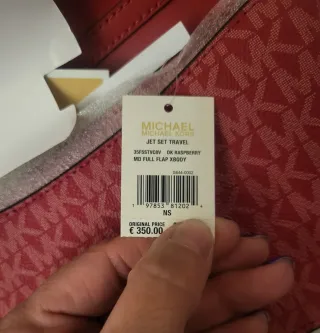 Mala Michael Kors Jet Set Travel VermelhoFramboesa