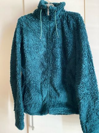 Forro polar verde talla M
