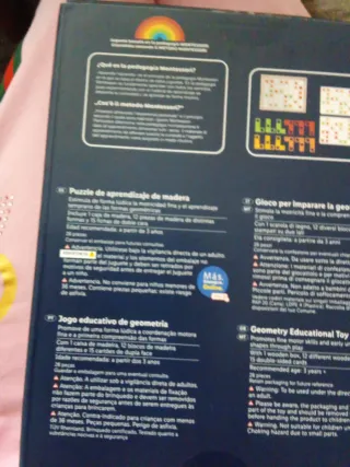 Puzzle madera aprendizaje geometría Playtive 3+