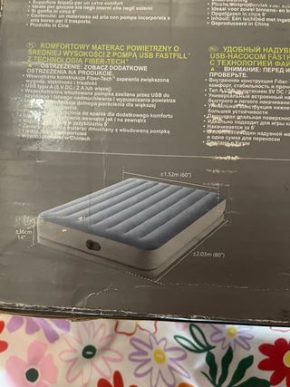 Colchon hinchable doble