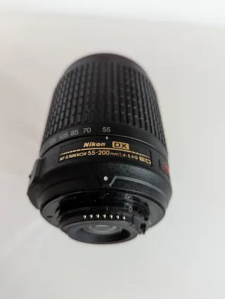 Objetivo Nikkor Reflex AF-S 55-200mm 1:4-5:6 G ED