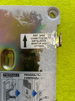 MONITOR FERMAX CITYMAX ADS.