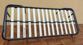 Somier individual láminas metal y madera