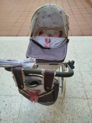 Carrito de capota para niña