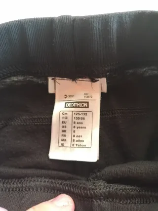 Pantaloni termici bambina 8 anni