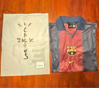 Camiseta Barça Retro 2001 x Travis Scott Talla S