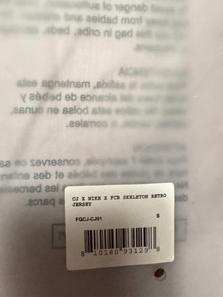 Camiseta Barça Retro 2001 x Travis Scott Talla S