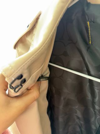 Gabardina Coach Beige