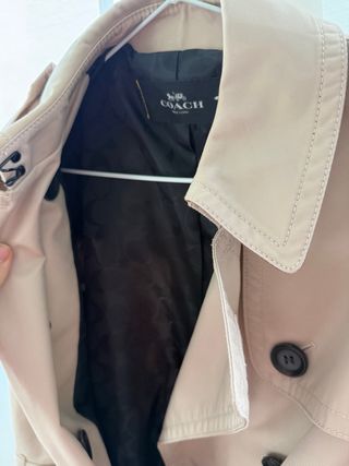 Gabardina Coach Beige