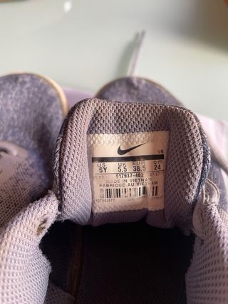 Zapatillas running Nike Flex Contact gris y rosa