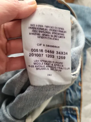 Levi's 516 Jeans Azul Talla L