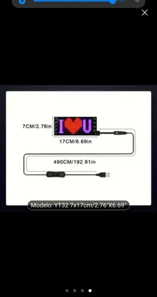 Panel LED Matrix con Mando