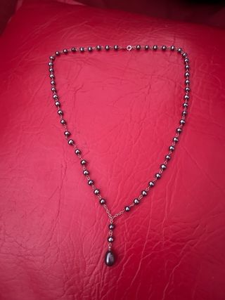 Collar de perlas de thaiti oro 14k