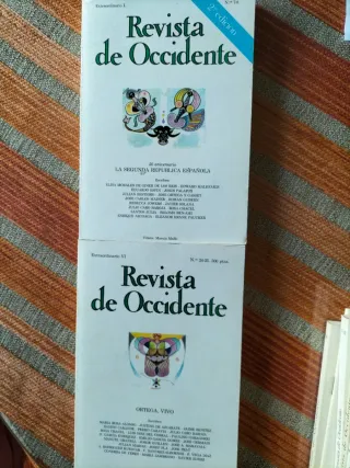 Lote Revista de Occidente · 16 números formato lib