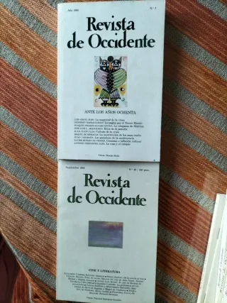 Lote Revista de Occidente · 16 números formato lib