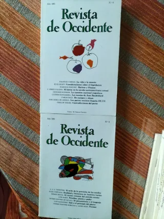 Lote Revista de Occidente · 16 números formato lib