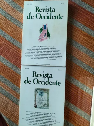 Lote Revista de Occidente · 16 números formato lib