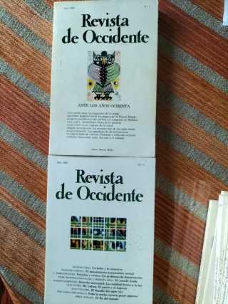 Lote Revista de Occidente · 16 números formato lib