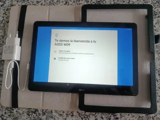 Tablet Huawei 10 pulgadas Android funda cargador