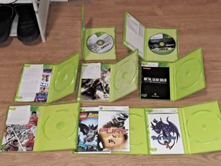 Lote 8 cajas de Videojuegos Xbox 360