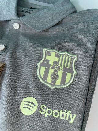Polo Nike FC Barcelona Gris