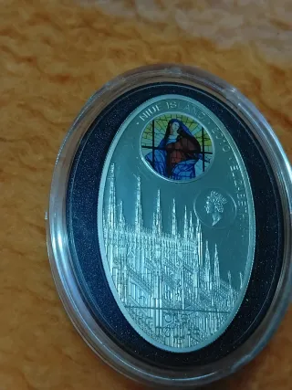 Oferta! Moneda Plata 1 Dollar NIUE Catedral Gótica