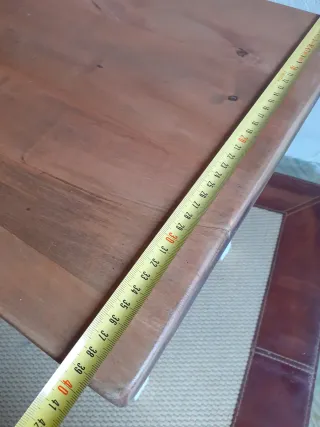 Mesita auxiliar mallorquina madera