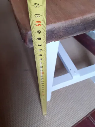 Mesita auxiliar mallorquina madera