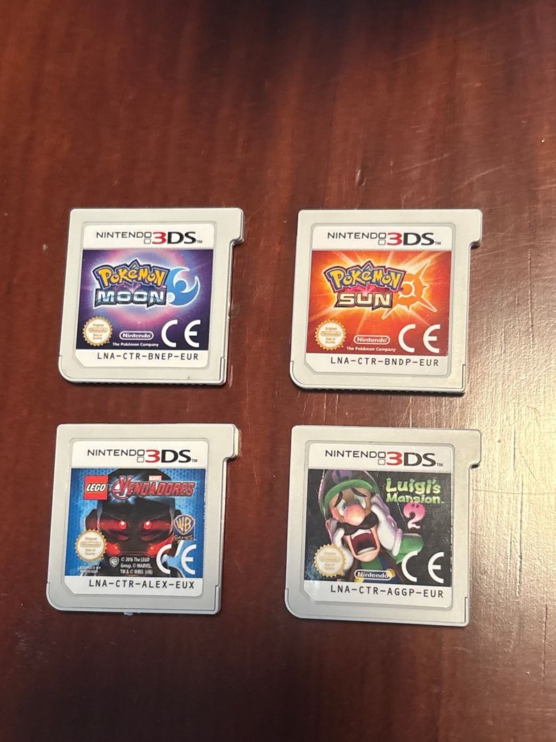 Imagen de Pack 4 Juegos Nintendo 3DS: Pokémon, LEGO