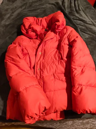 Chaqueta acolchada ANTEA DEL CORTE INGles roja tal