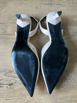 Zapatos MNG tacón rosa palo