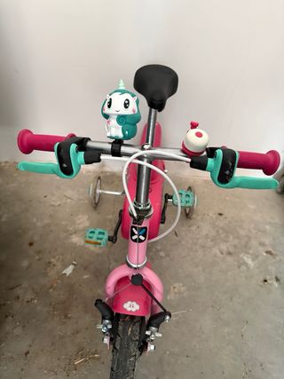 Bicicleta infantil rosa Btwin unicornio