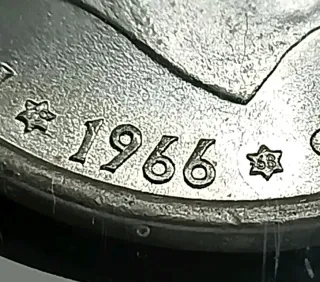 España 100 Pesetas 1966 Estrella 68 Plata