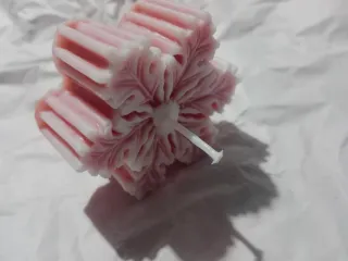 Candela Petalo di Neve 100% Soia Fatta a Mano