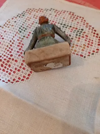 Figura árabe bronce policromado