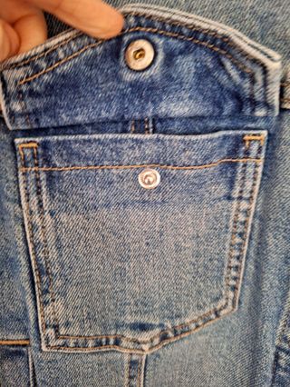 Chaqueta vaquera bolsillos MNG Talla S