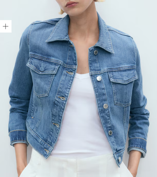 Chaqueta vaquera bolsillos MNG Talla S